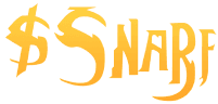 snarf logo text